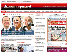 Tablet Screenshot of diarioimagen.net